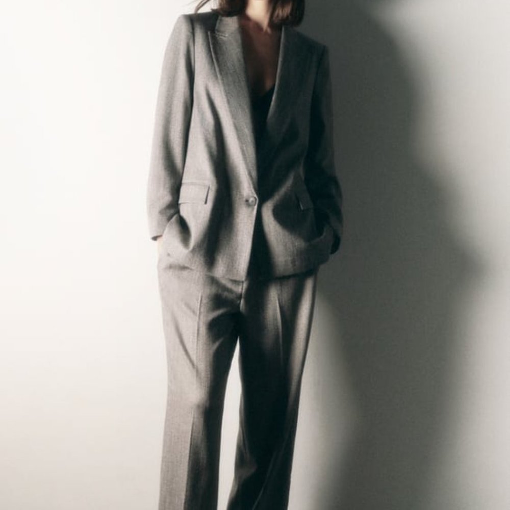 Herringbone Suit Set from Zara